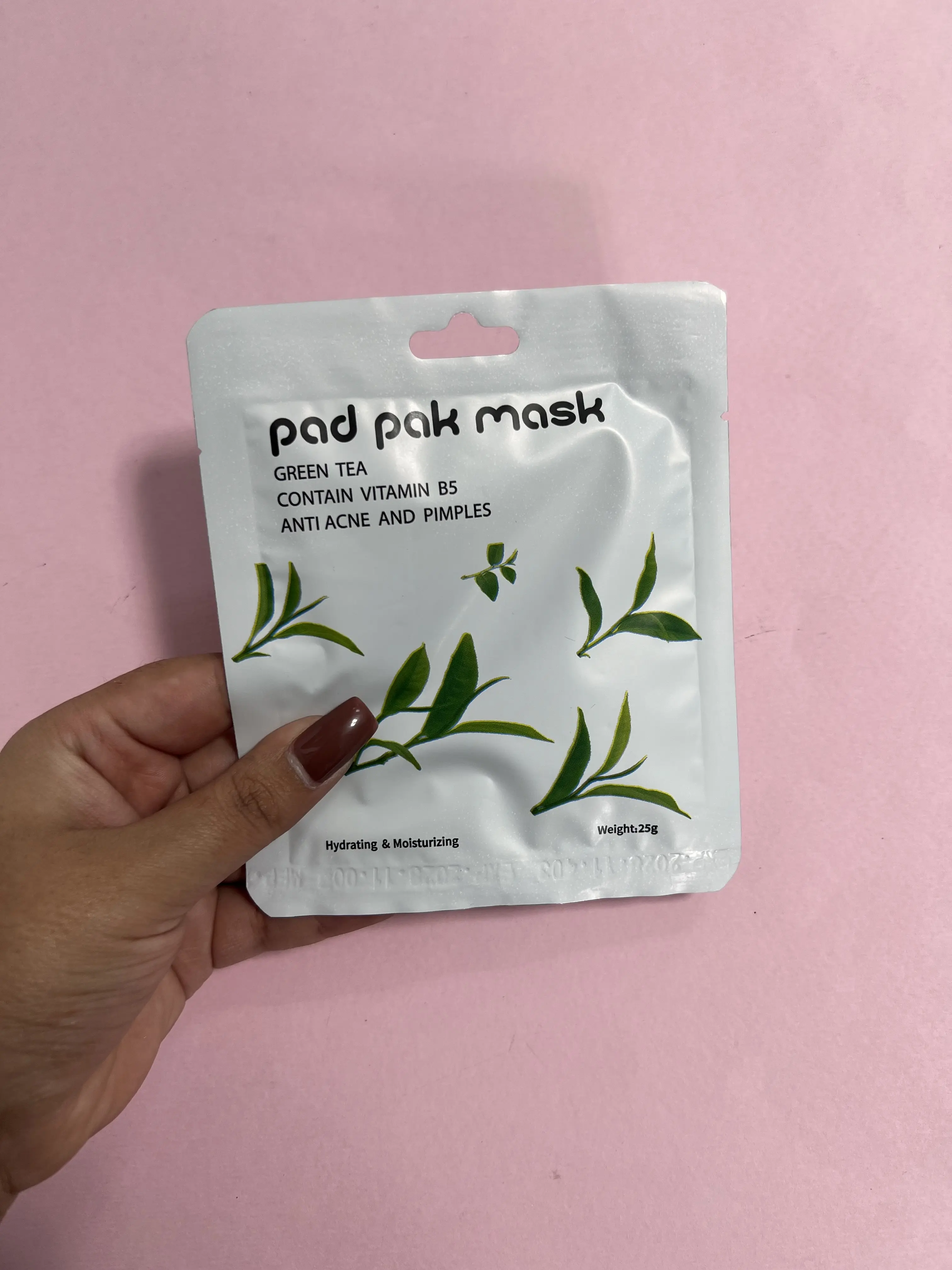 ماسک ورقه ای ضد جوش چای سبز پد پاک pad pak